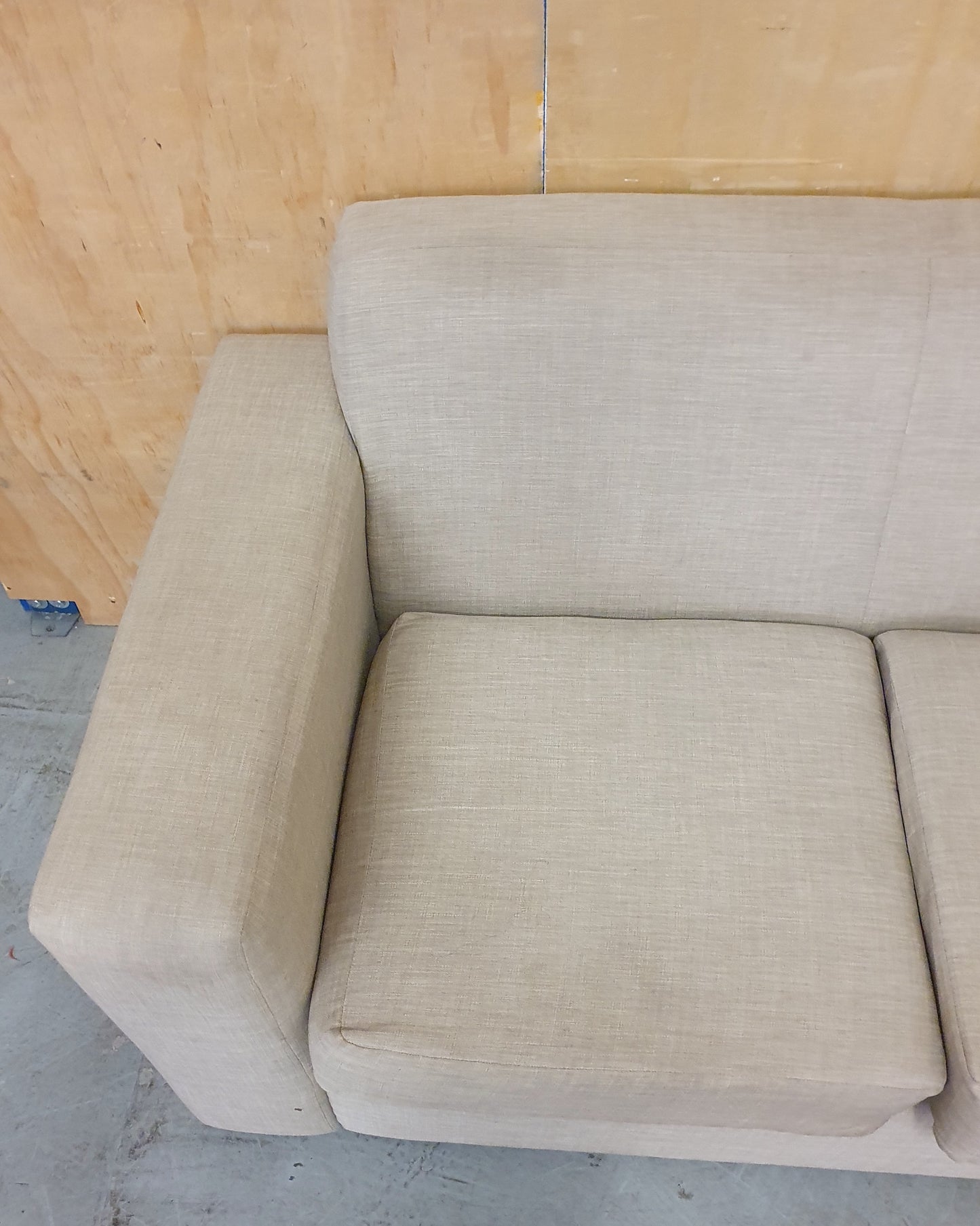 2 Seater Beige Modern Sofa - 104818
