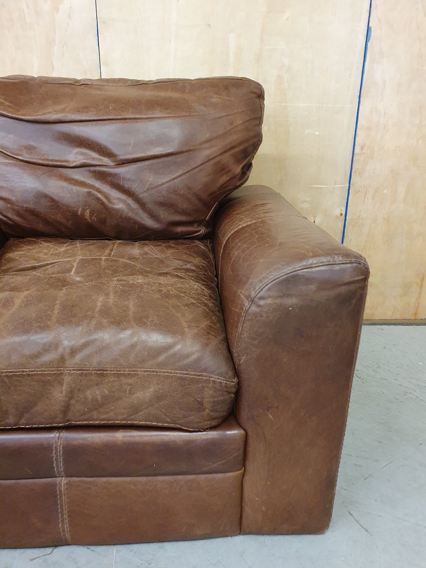 Brown Leather Armchair - 103934