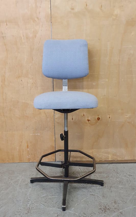 Powder Blue Height Adjustable Office Chair with Metal Frame - EL104275