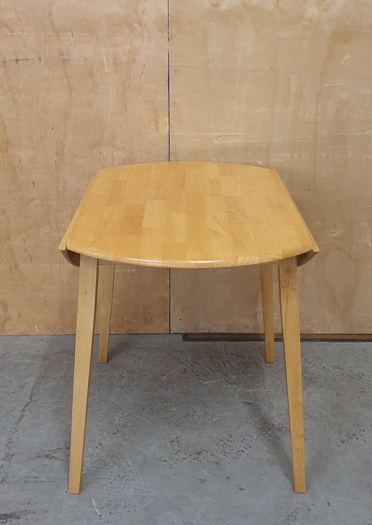 Pine Round Drop Leaf Dining Table - 104885