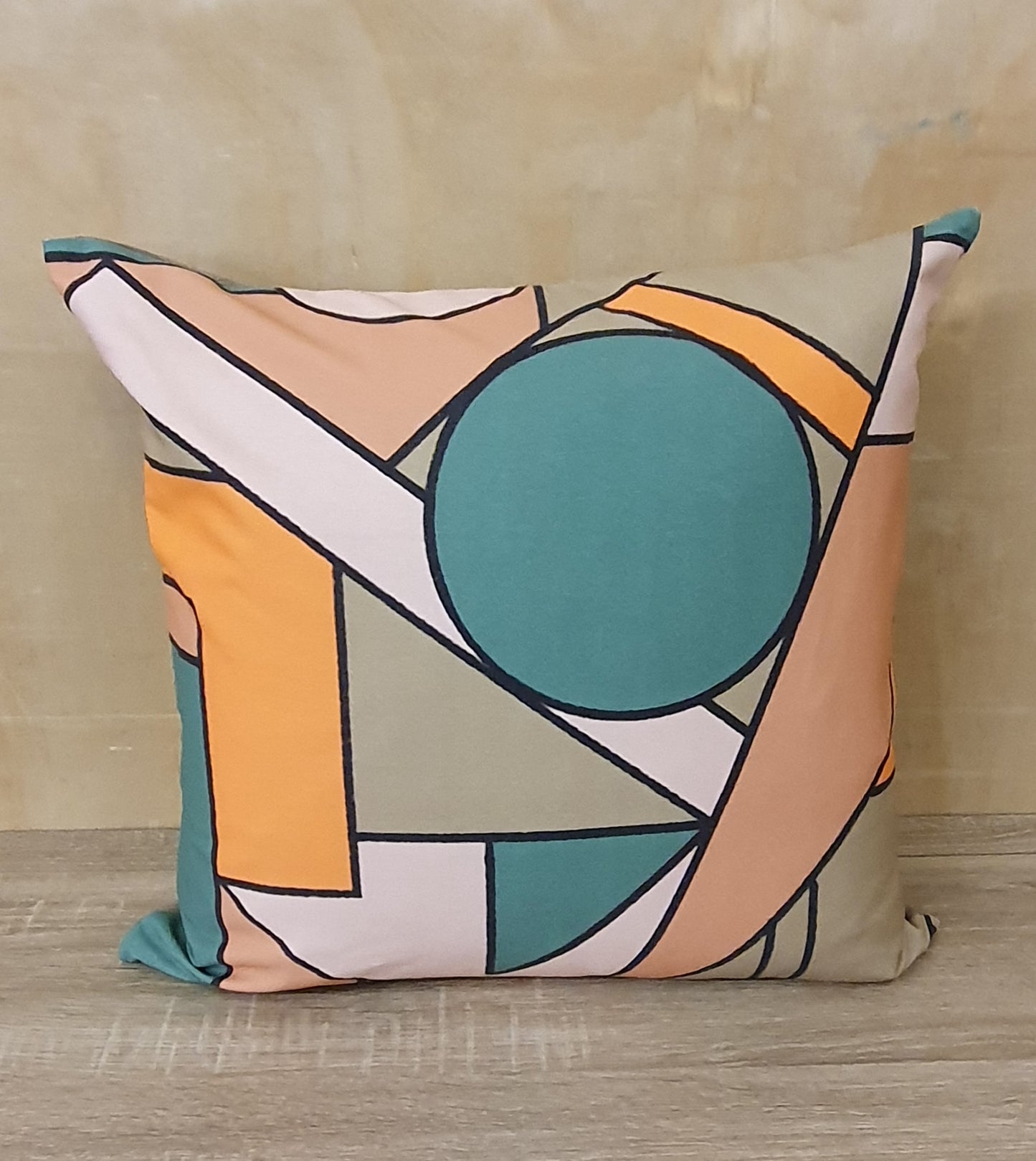 EmeldaMade "The Geometric Series - Orange" Cushion -11024-01