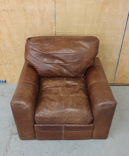 Brown Leather Armchair - 103934