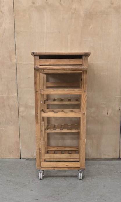 Wood Kitchen Trolly with Drawers and Shelving - 104731