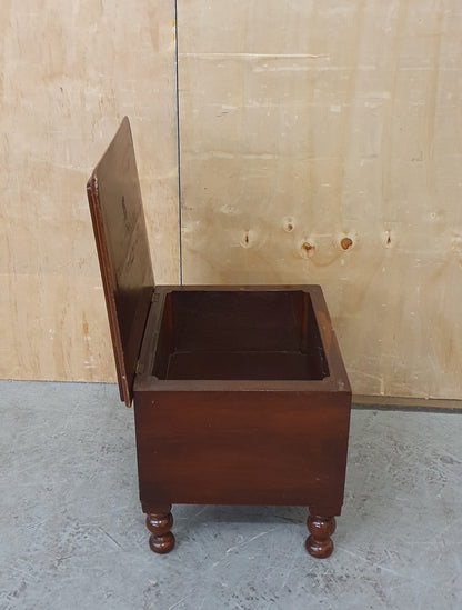 Wood Storage Box with Open Top Decorative Lid - EL104402