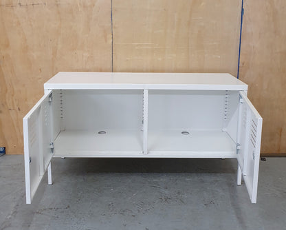 IKEA PS White Metal Lockable Cabinet - 104317