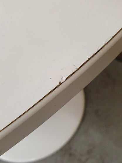 IKEA DOCKSTA White Round Top / Base Dining Table - 104948