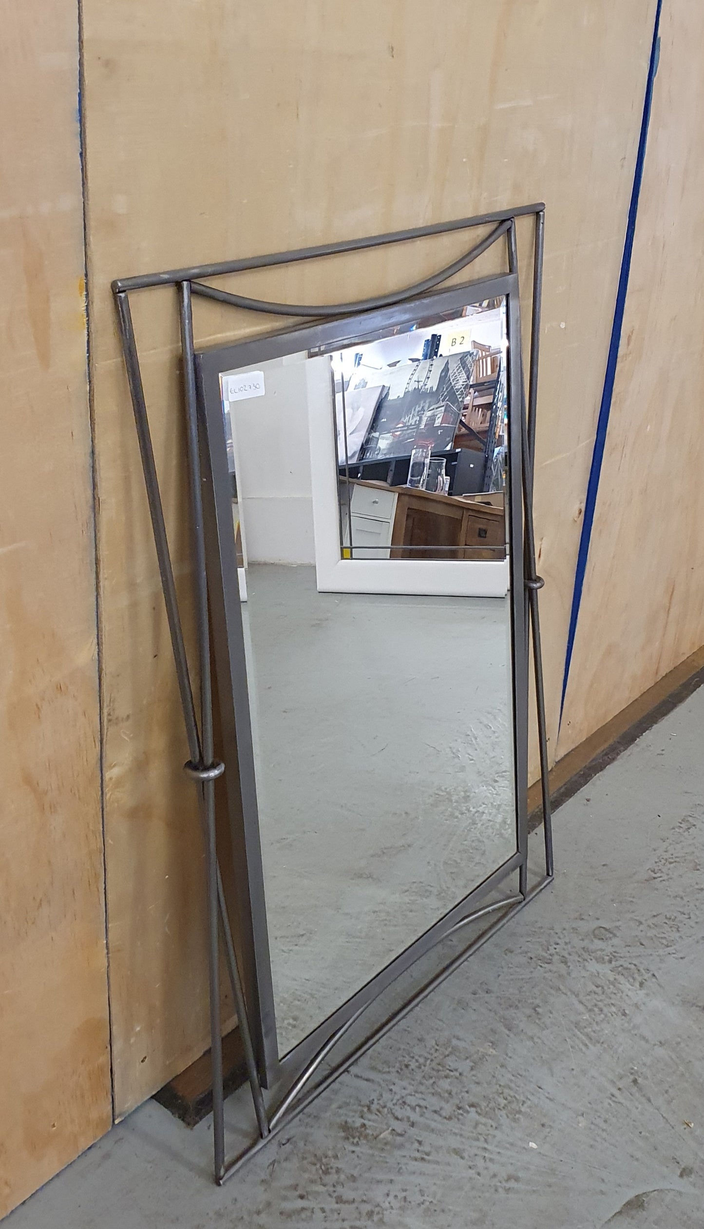 Large Chrome Framed Mirror - EL102730