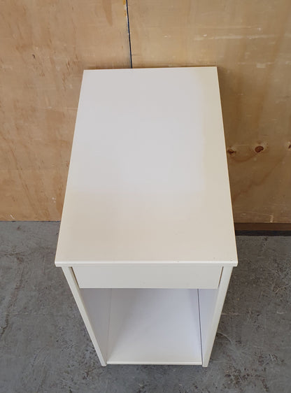 IKEA Wood White Cabinet with 1 Top Drawer - EL104480