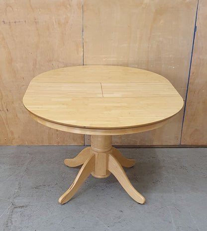 Round Pine Extendable Dining Table - 104415