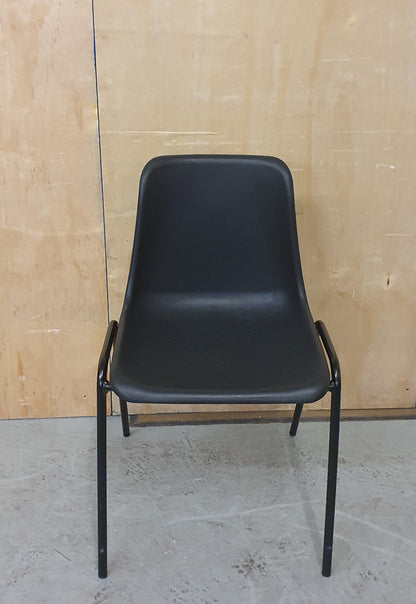 Black Single Stackable Chair - 103116