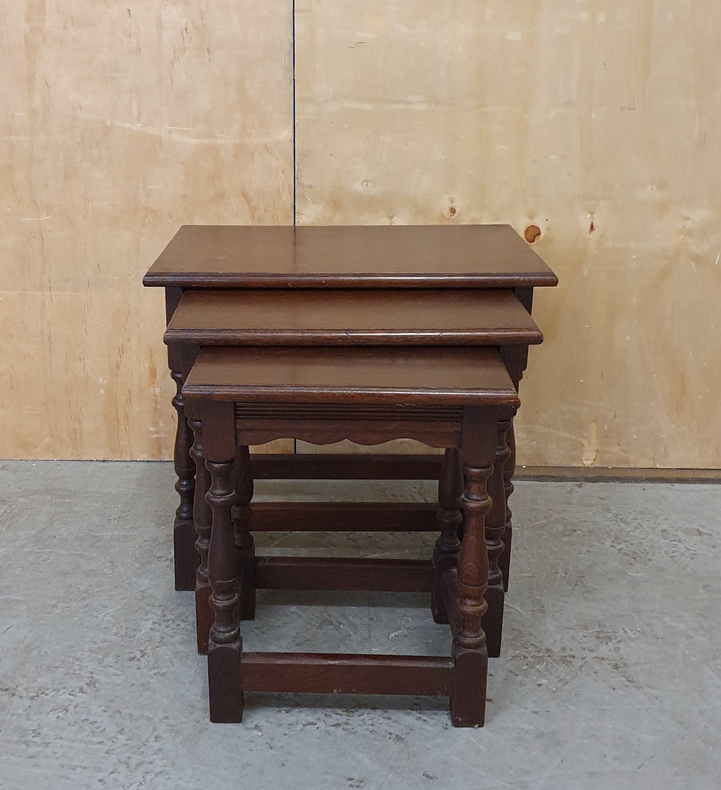 3 Mahogany Nest of Tables - 104899