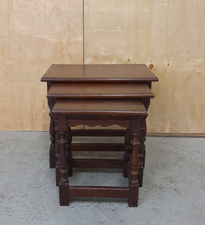 3 Mahogany Nest of Tables - 104899