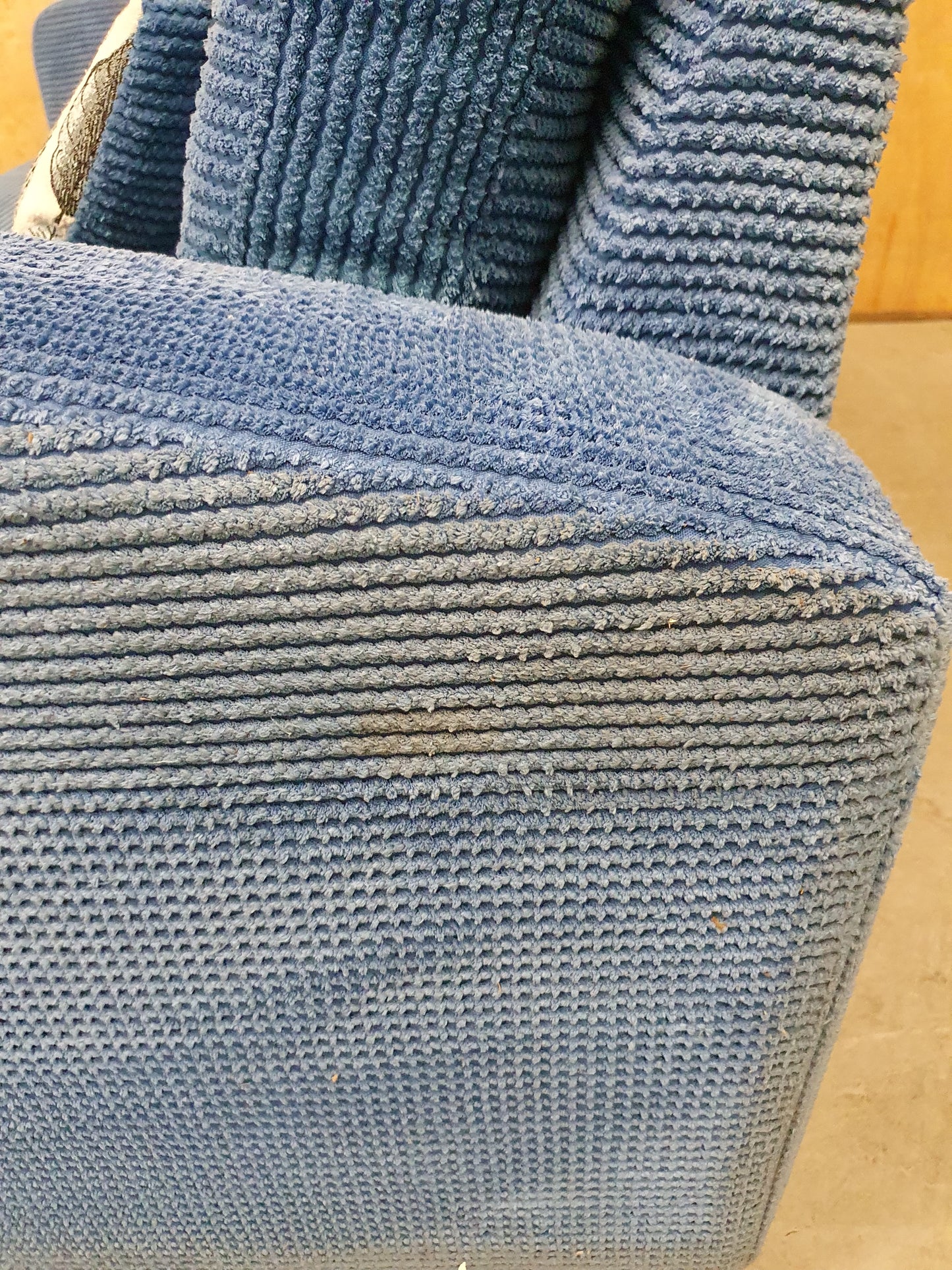 DFS Blue Soft Fabric Sofa Bed - 104805