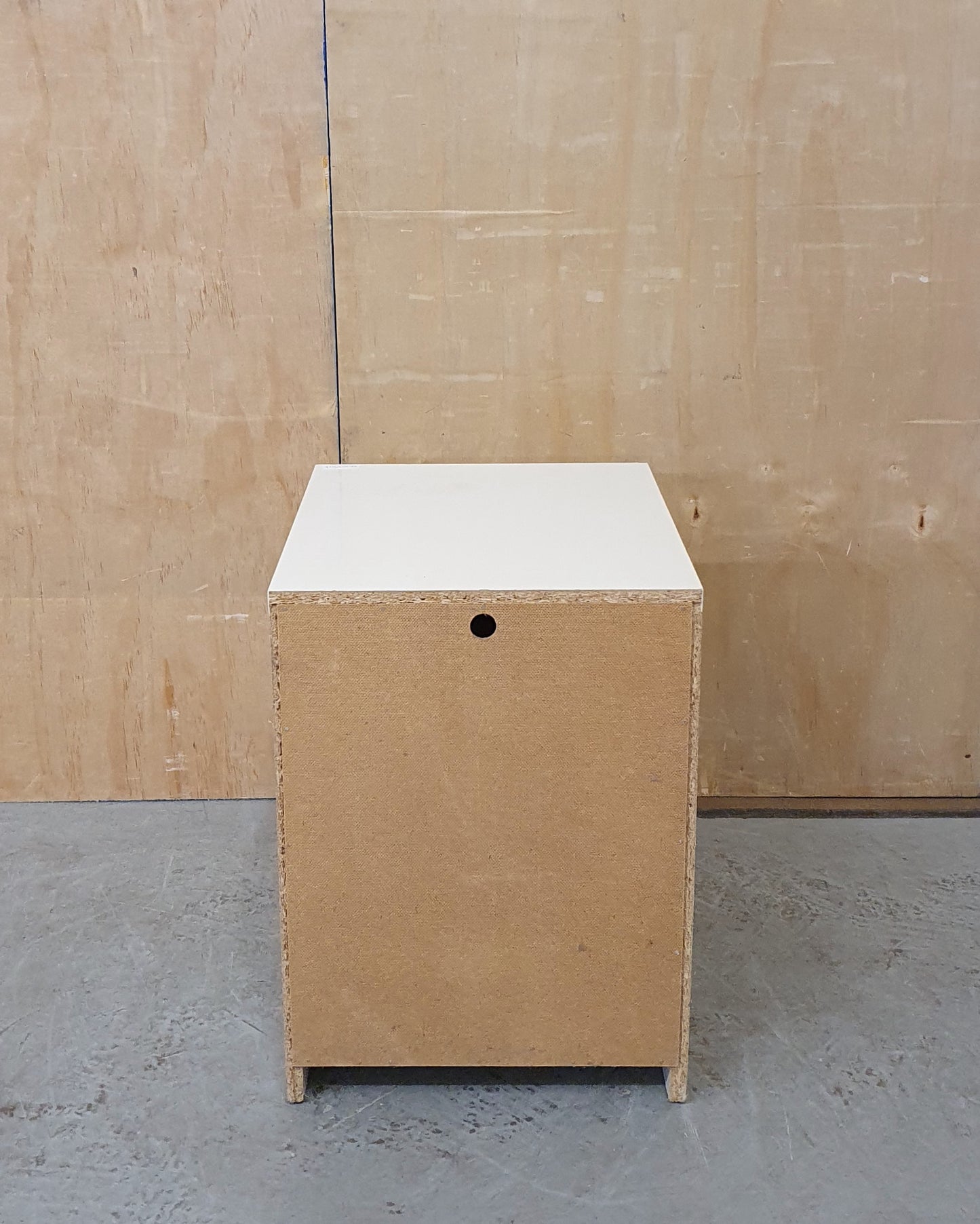 IKEA MALM White Single 2 Drawer Bedside Cabinet - EL103948