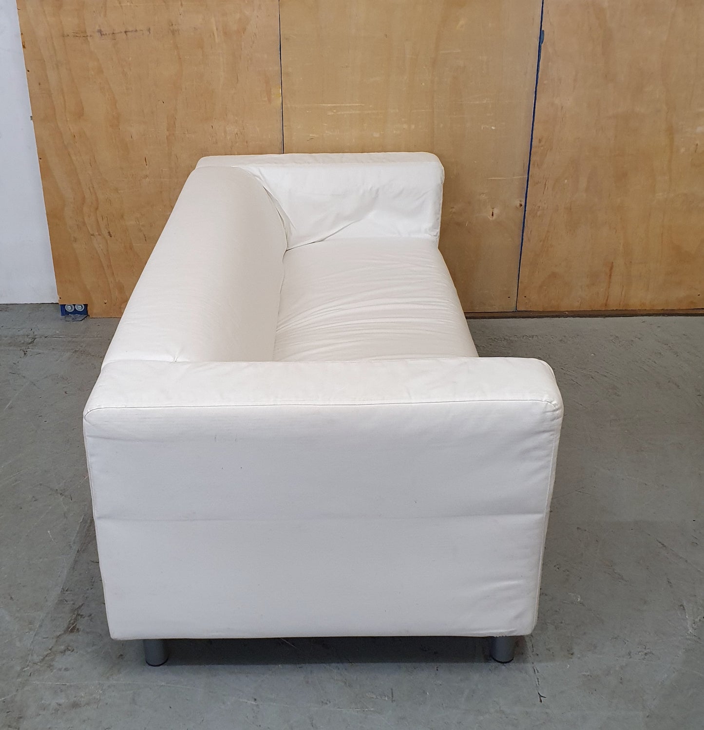 IKEA KLIPPAN White 2 Seater Sofa - 104858