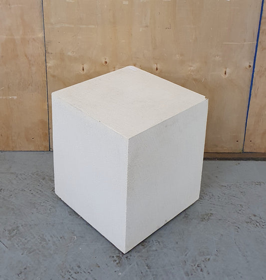 White Solid Cube Seat or Coffee Table - EL102703