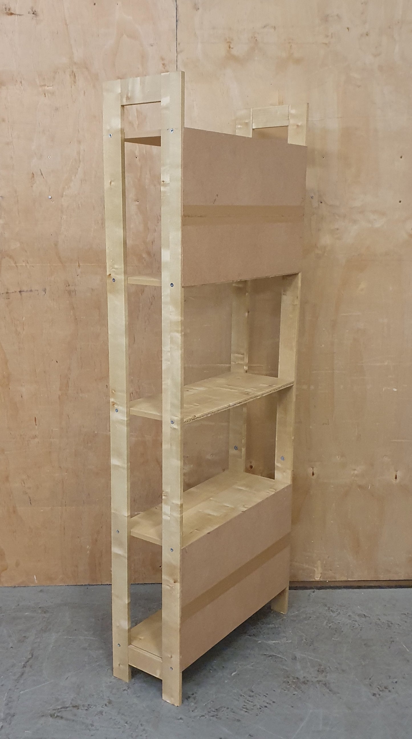 5 Shelf Wood Bookcase - 104823