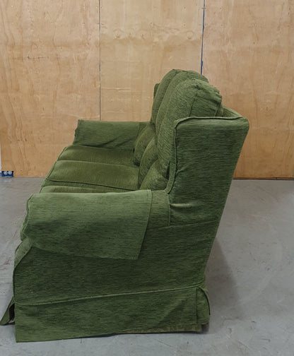 Green Fabric 2 Seater Sofa - 104896