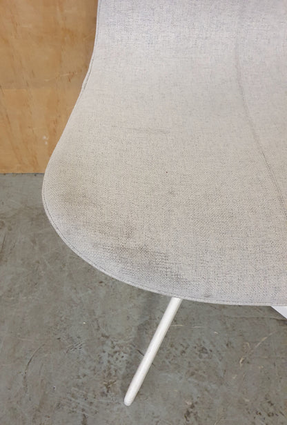 IKEA LÅNGFJÄLL Off White Fabric Office Chair - 104344