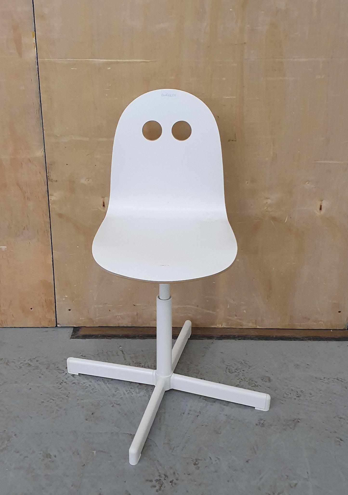 Children's White Wooden Chair - EL102201