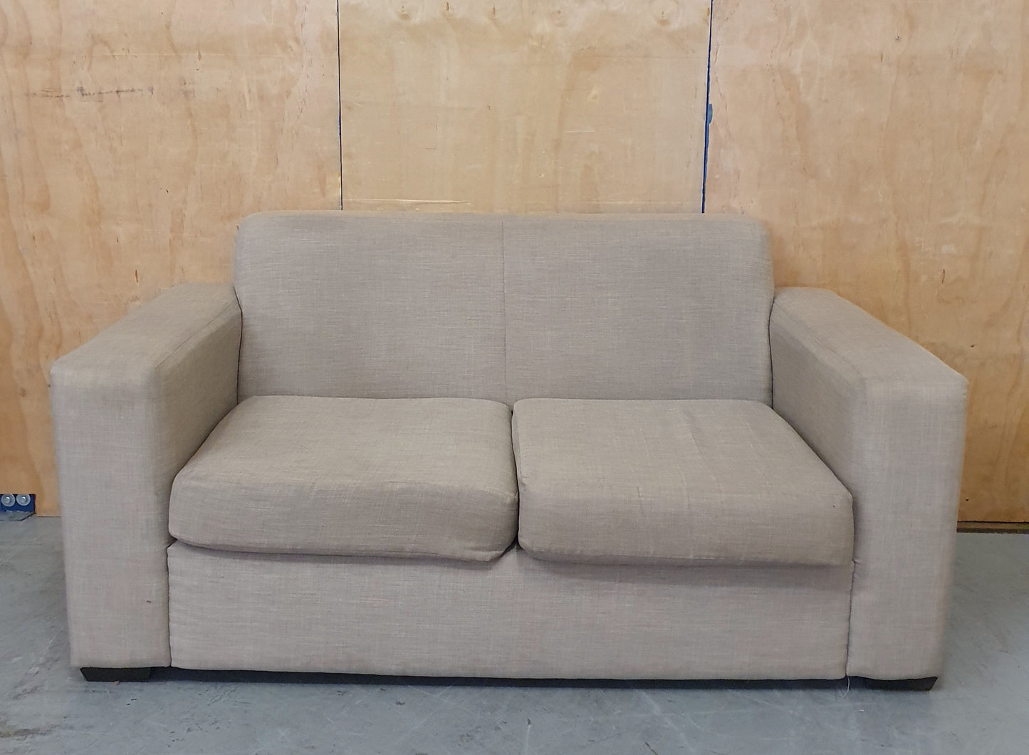 2 Seater Beige Modern Sofa - 104818
