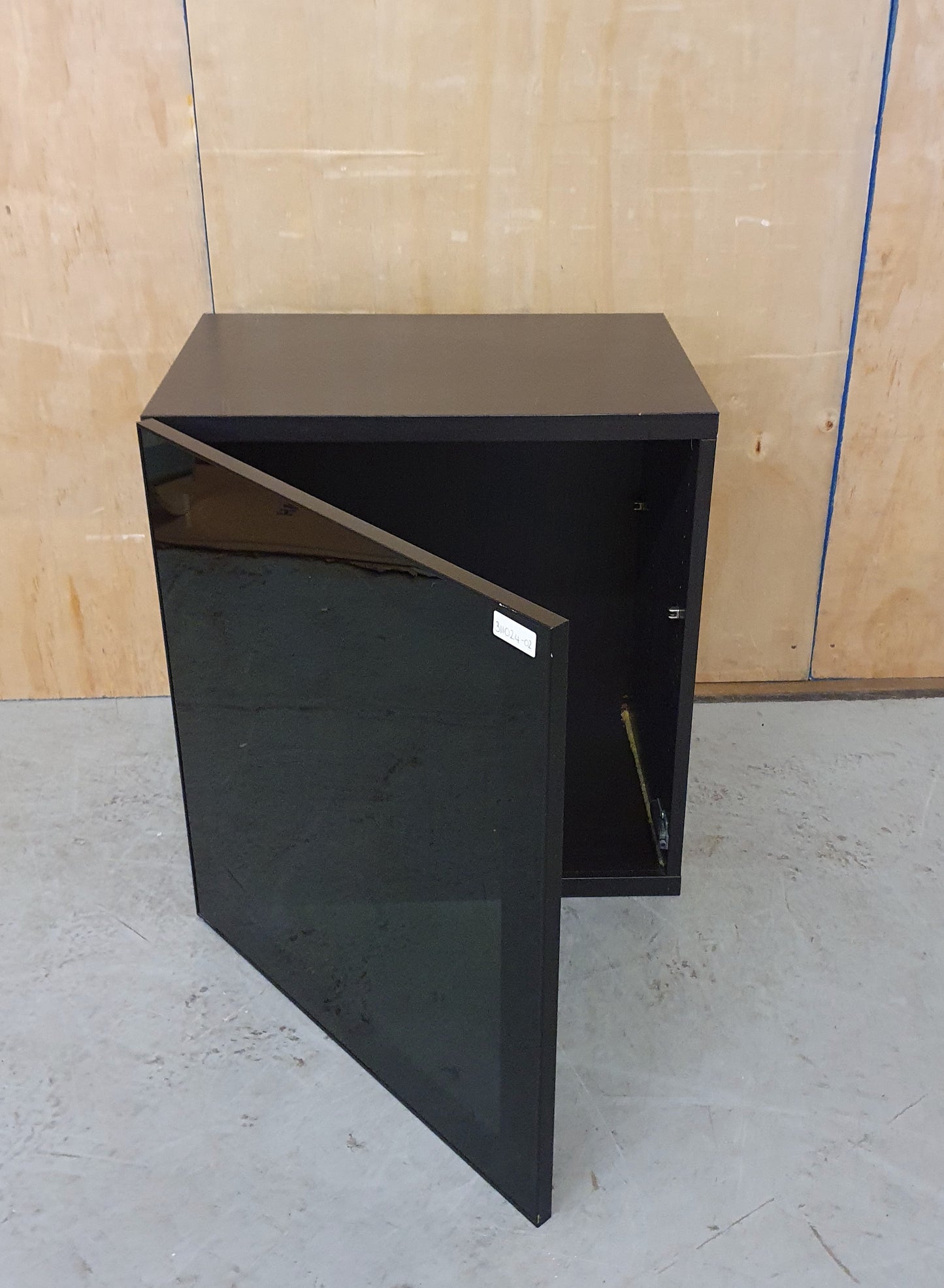 Black Large Cabinet with Door - 311024-02