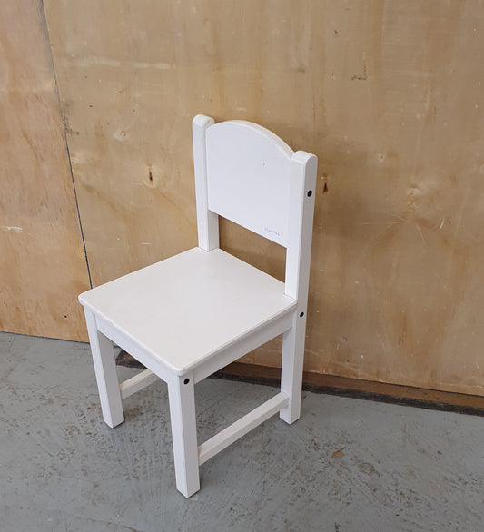 Children's White Wooden Chair - EL101966