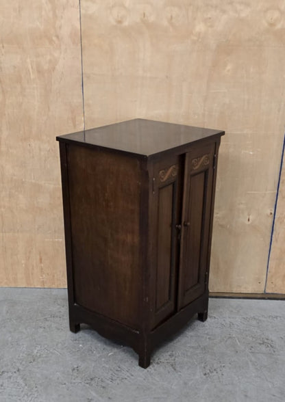 ITONIA Vintage Mahogany Cabinet with 1 Internal Shelf - 140925-07