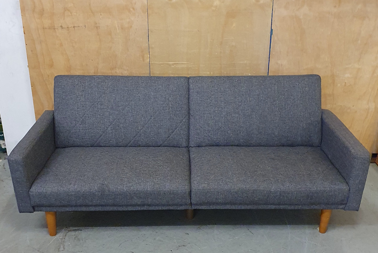 Grey 2 Seater Clik-Clak Sofa Bed - 104868