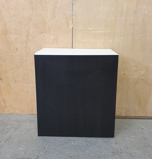 IKEA LAPPVIKEN 1 Door Black and White Cabinet - EL104563
