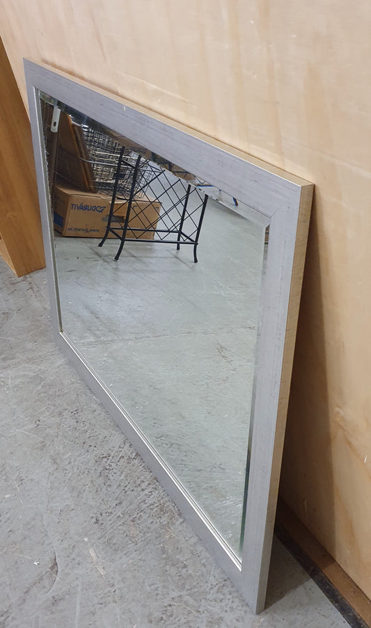 Silver Large Rectangular Mirror - 104686