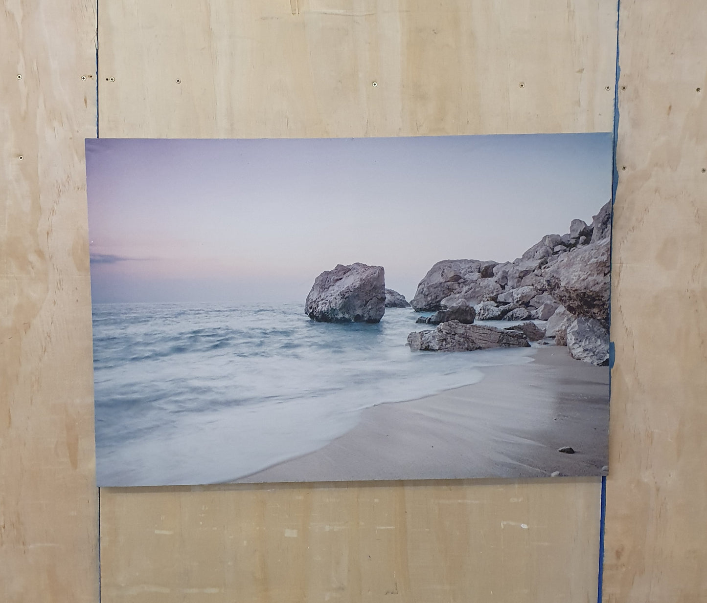 Beach Print Canvas - 170824-03