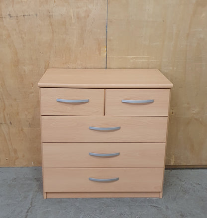 Small 5 Drawer Wood Chest of Drawers - 104865