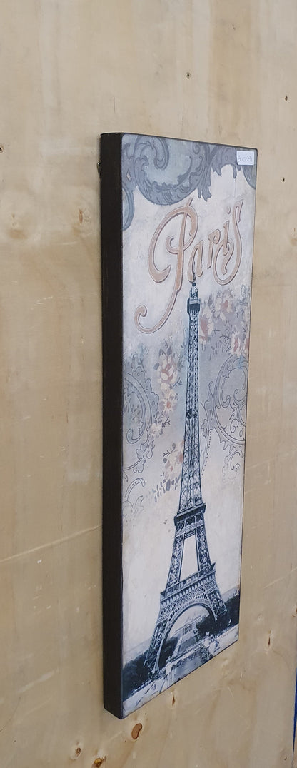 PARIS EIFFEL TOWER Art print Mounted onto Wooden Board - EL102291