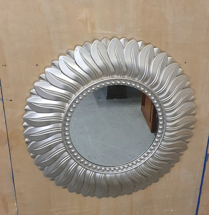 DUNELM Silver Flower Mirror - EL104519