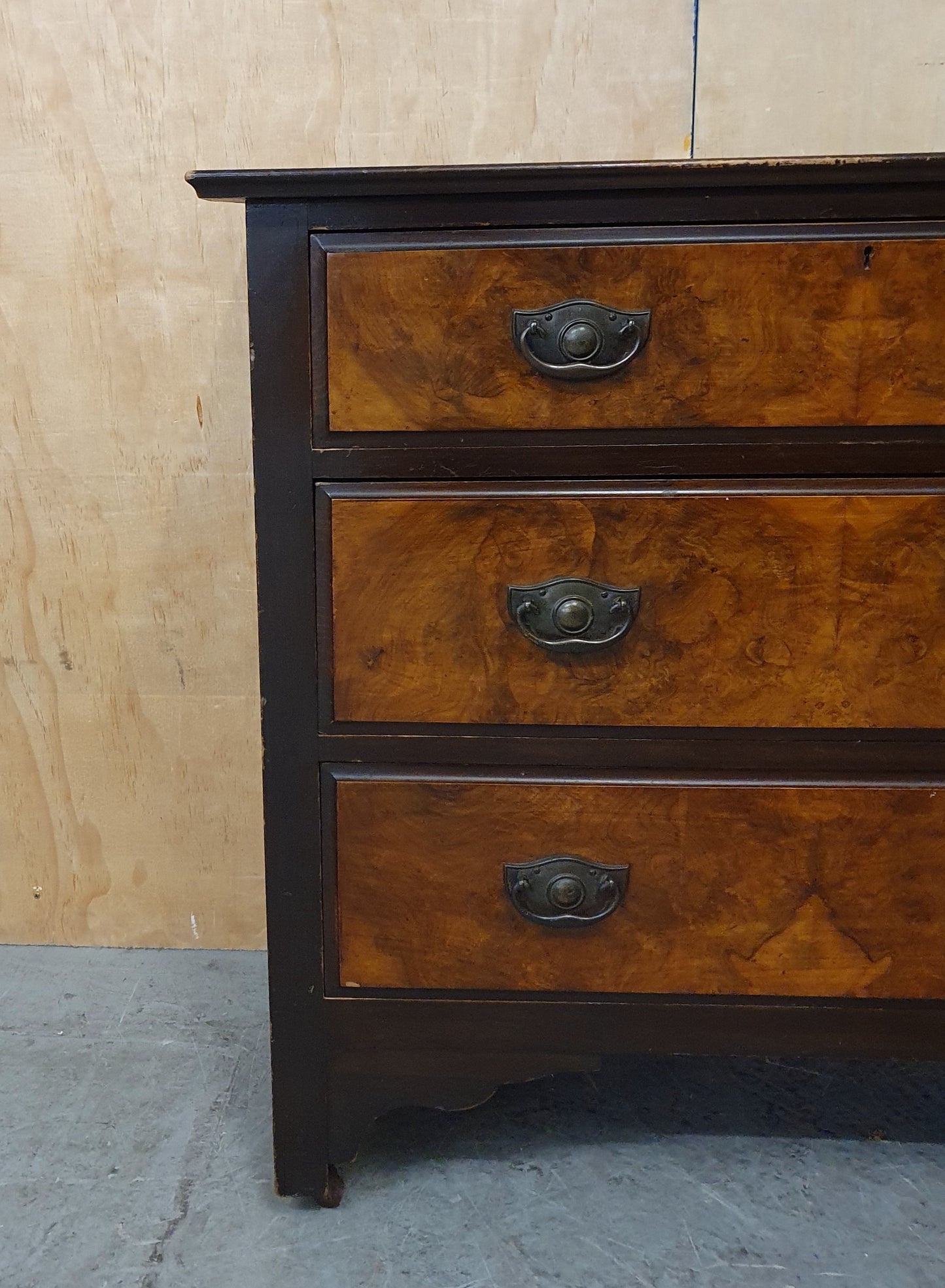 Vintage 3 Drawer Chest of Drawers - 104809