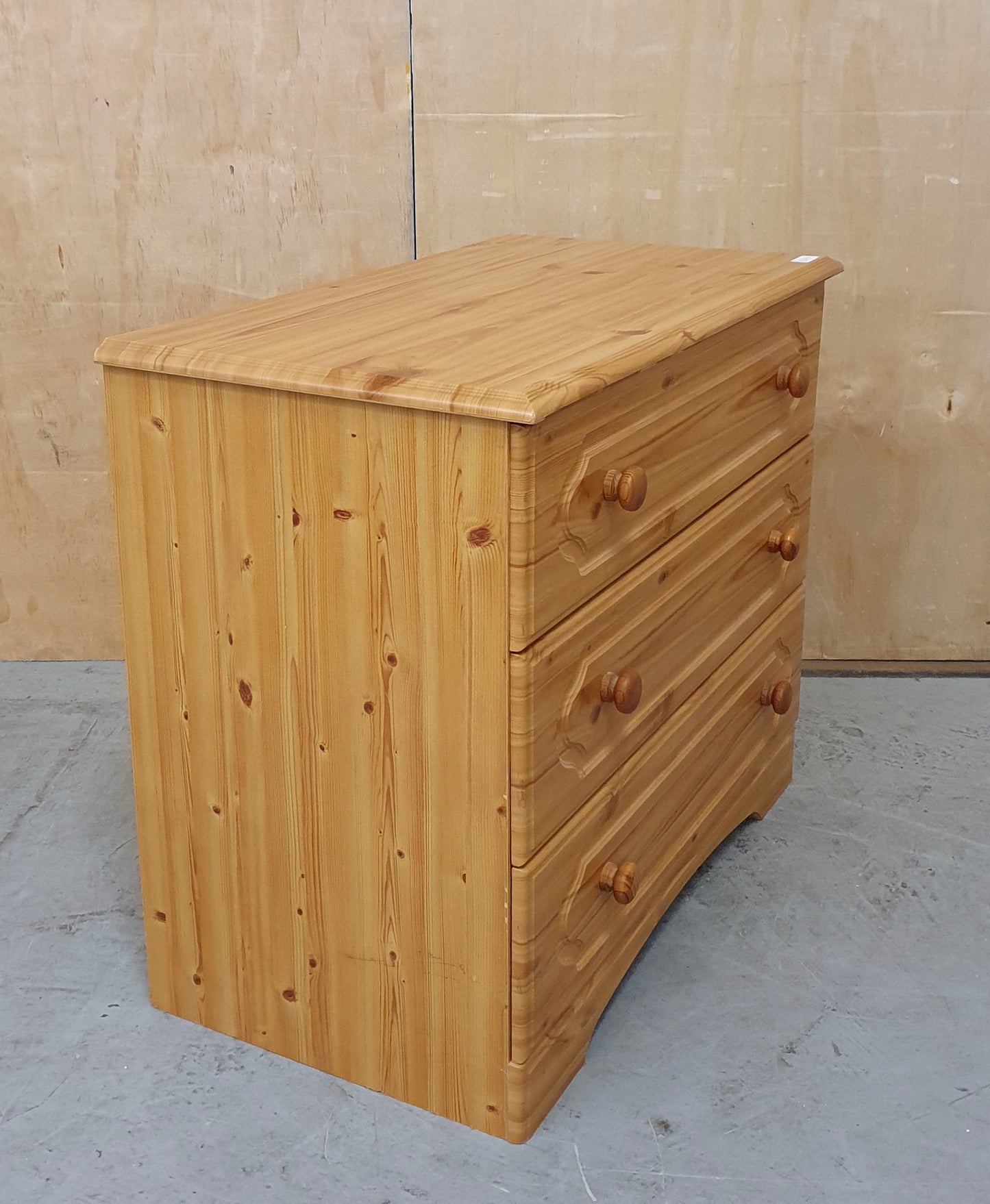 3 Drawer Wooden Chest of Drawers - 103141