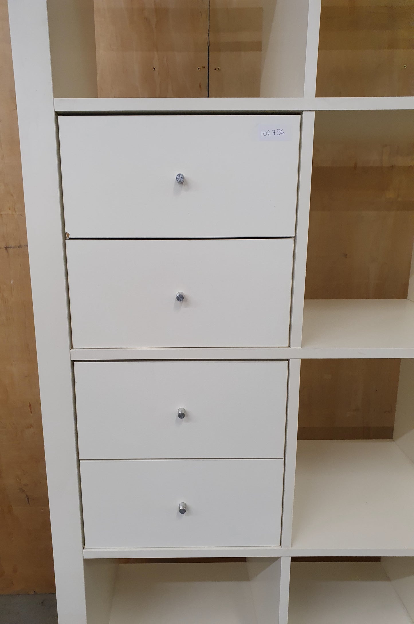 IKEA White Extra Large Kallax Unit with Doors in Areas - 102756