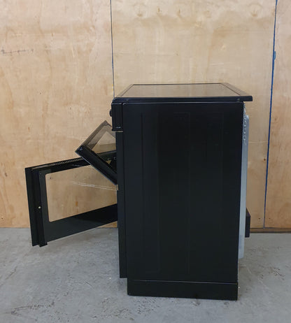 HADEN Black 60cm Ceramic Top Electric Cooker - 080825-01