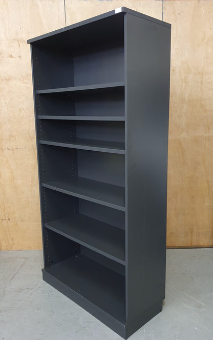 Tall Heavy Slate Grey  Large Bookcase - 103089