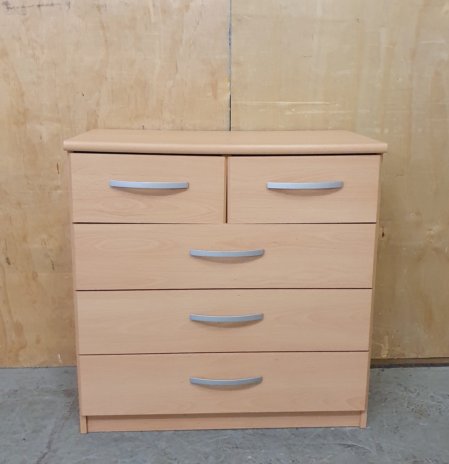 Small 5 Drawer Wood Chest of Drawers - 104865