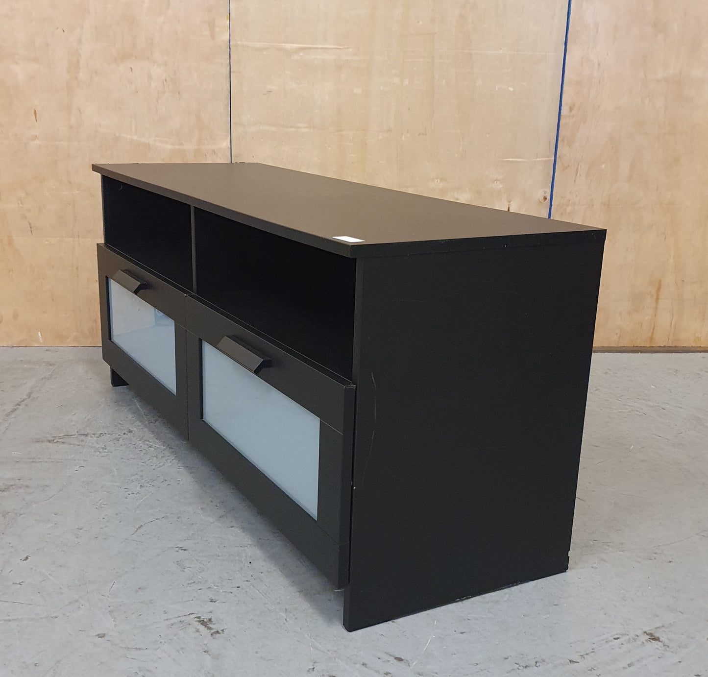 IKEA BRIMNES Black TV Stand with 2 Deep Drawers - 104783