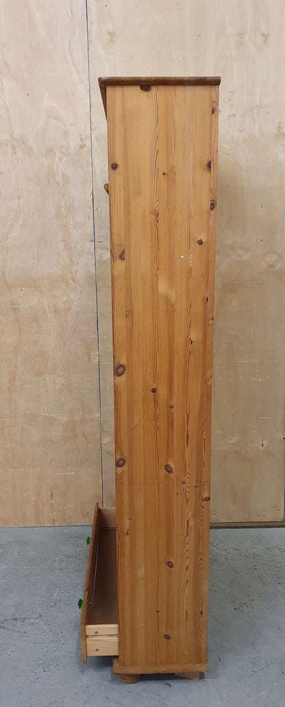 Tall Pine Bookcase with Bottom Drawer - 104848