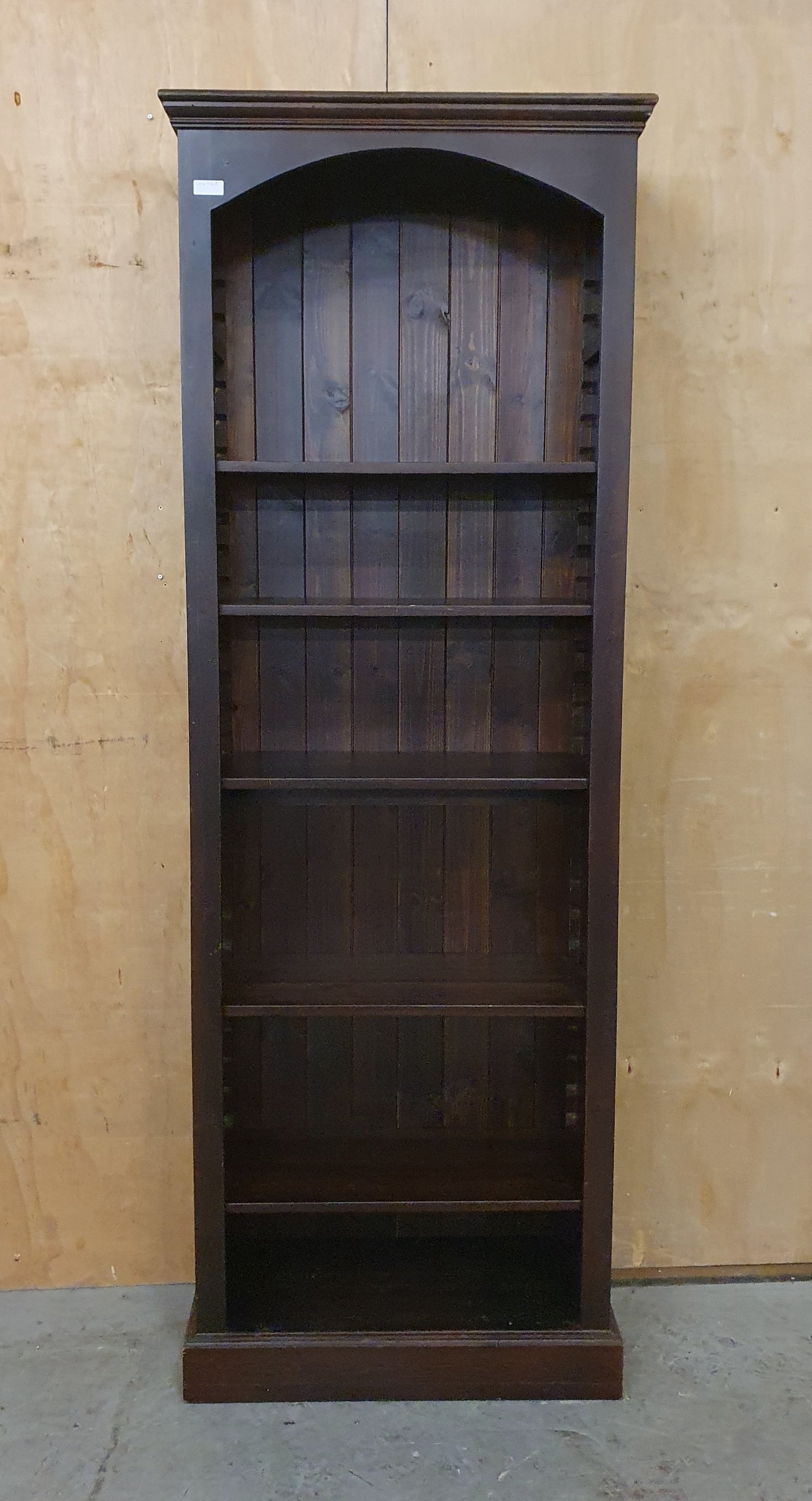 Large Mahogany Bookcase with Removable Shelves - 104768
