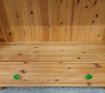 Tall Pine Bookcase with Bottom Drawer - 104848
