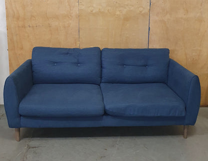 Modern Blue 2 Seater Sofa - 104764