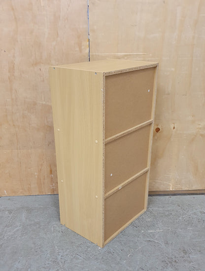 Small Wood 2 Shelf Bookcase - 130825-05