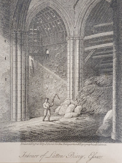Interior of Latton Priory, Essex (19th Centuary Essex) - 103749
