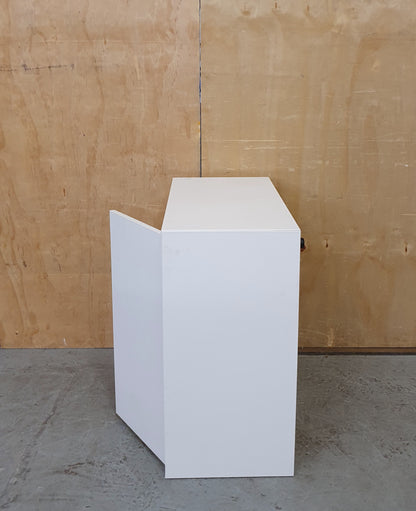IKEA White Small 2 Door Cabinet with Internal Shelving - 104882