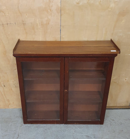 Mahogany Bookcase with Lockable Glass Doors - 103243